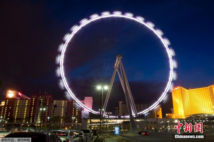 Самое большое в мире чертово колесо в Лас-Вегасе