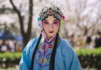 Студент Уханьского университета нарядился персонажем молодой женщины Пекинской оперы 