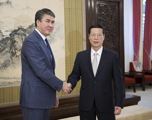 Чжан Гаоли встретился с заместителем премьер-министра Казахстана А. Исекешевым