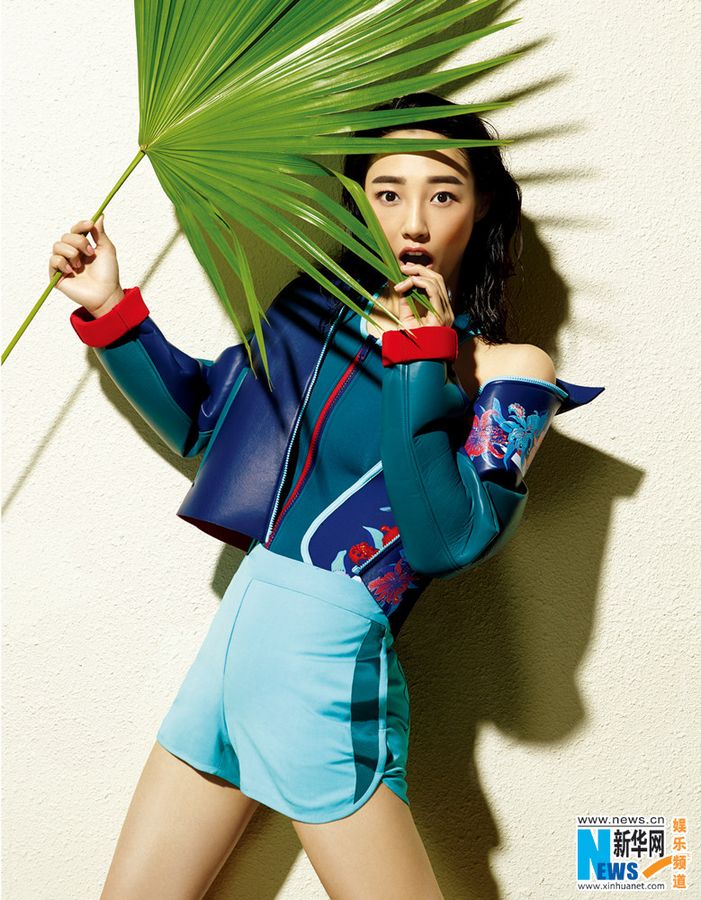 Бай Байхэ попала на обложку модного журнала