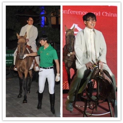 Джеки Чан представляет Первый фестиваль коневодства в Китае 