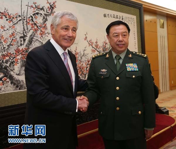 Фань Чанлун встретился с министром обороны США Ч.Хейгелом
