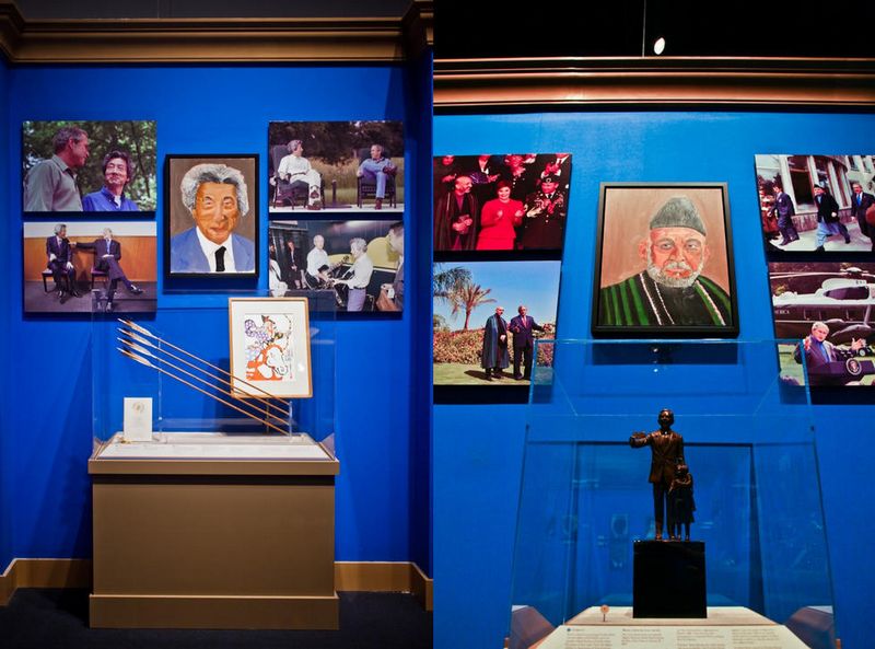 На выставке картин Джорджа Буша-младшего представлены портреты лидеров многих стран