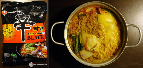 8. Черный суп с лапшой «Nongshim Shin Ramyun», США
