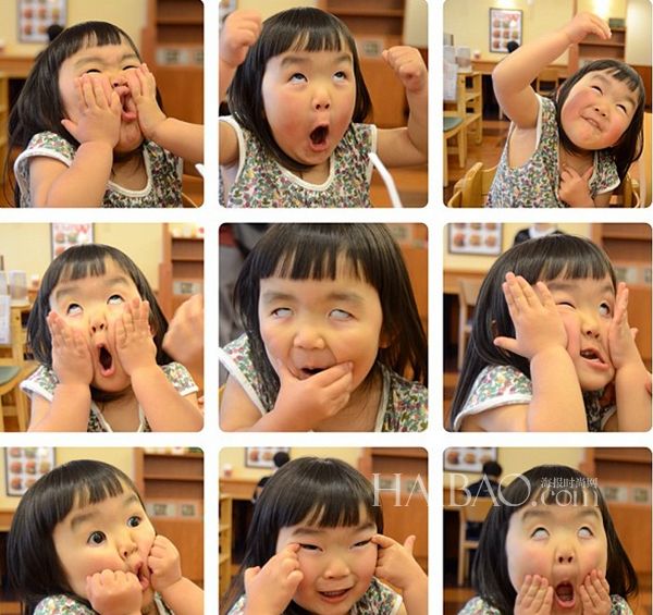 Выразительная мимика малышки Эйрис (Aries)