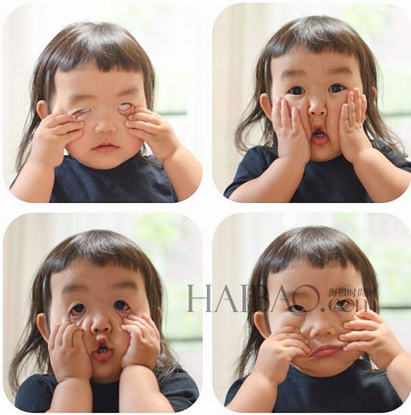 Выразительная мимика малышки Эйрис (Aries)