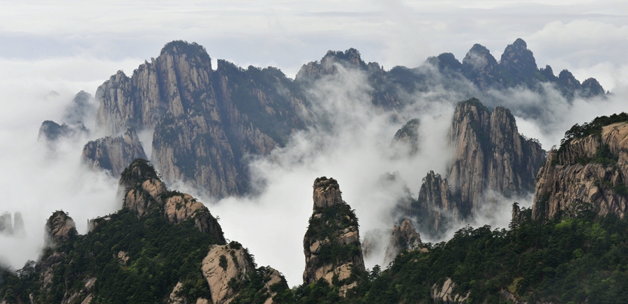 Избранные фото гор Хуаншань (1)