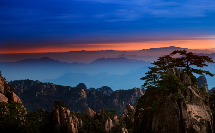 Избранные фото гор Хуаншань (2)
