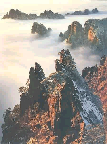 Пейзажный район Бэйхай (Северное море) гор Хуаншань