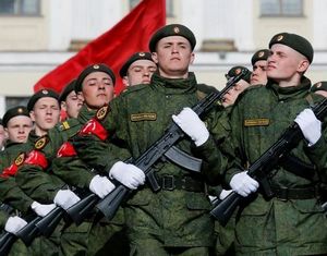 В Петербурге прошла первая репетиция Парада Победы