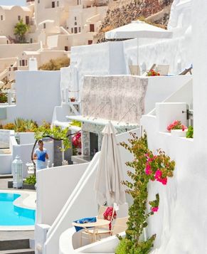Сказочный медовый месяц на острове Санторини в Греции