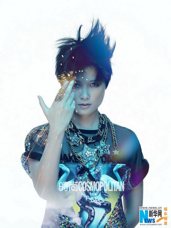 Новая фотосессия: Ли Юйчунь украсила обложку для журнала «COSMO»