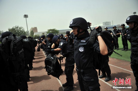 В Пекине прошли антитеррористические учения