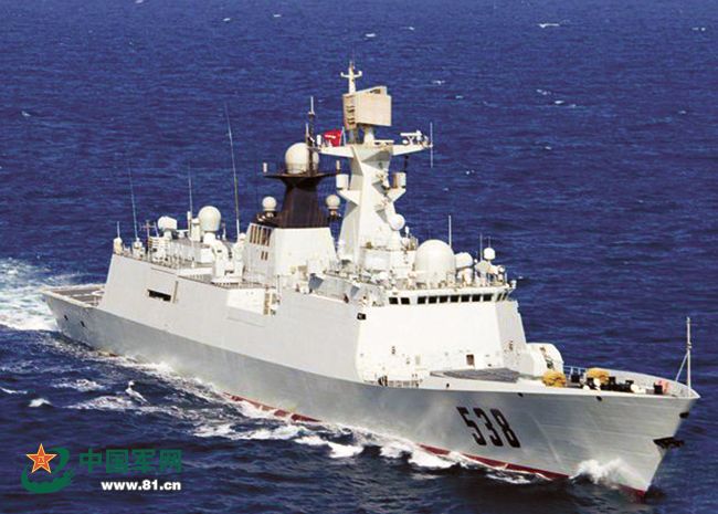Военные корабли, принимающие участие в китайско-российских морских учениях ?Морское взаимодействие-2014? 