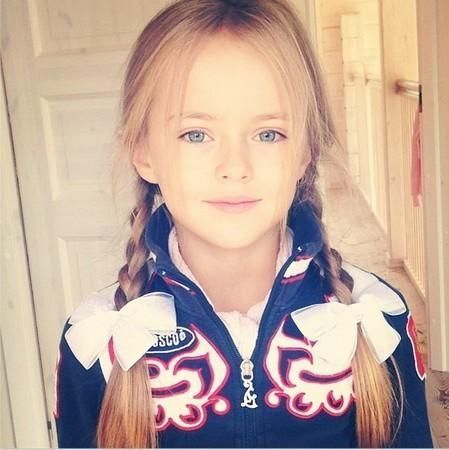 9-летняя популярная модель России Кристина Пименова