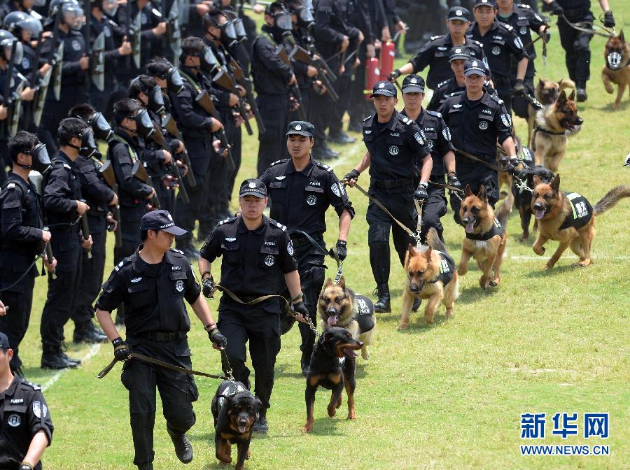 Элитные антитеррористические отряды собрались в провинции Чжэцзян для учений