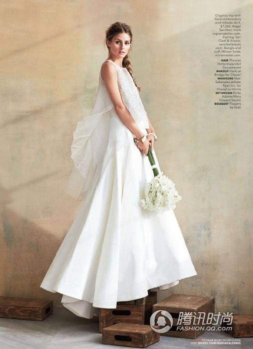 Светская львица Оливия Палермо (Olivia Palermo) в свадебном платье