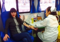 24-летняя девушка из России Даша стала донором крови в Харбине