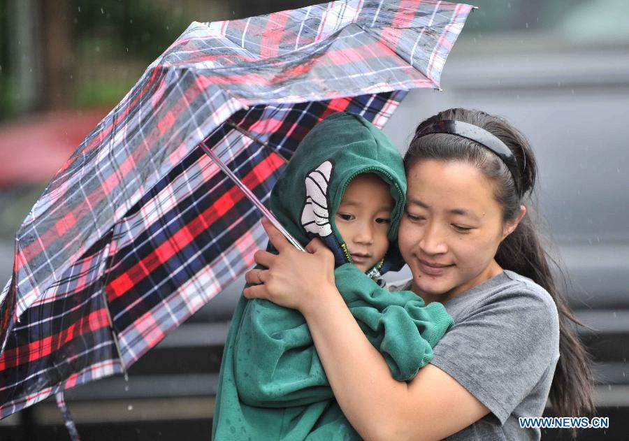 На Пекин обрушились сильнейшие в этом году дожди