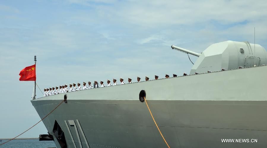 Отряд военных кораблей ВМС НОАК отправился в США для участия в военно-морских маневрах &apos;Римпак-2014&apos;