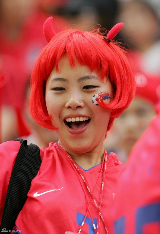 ЧМ-2014 по футболу: Южнокорейские болельщицы