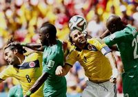 Сборная Колумбии на чемпионате мира по футболу в Бразилии со счетом 2:1 обыграла сборную Кот-д'Ивуара