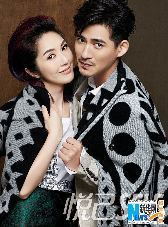 Артисты Ян Цяньхуа и Чжоу Юйминь на обложке журнала