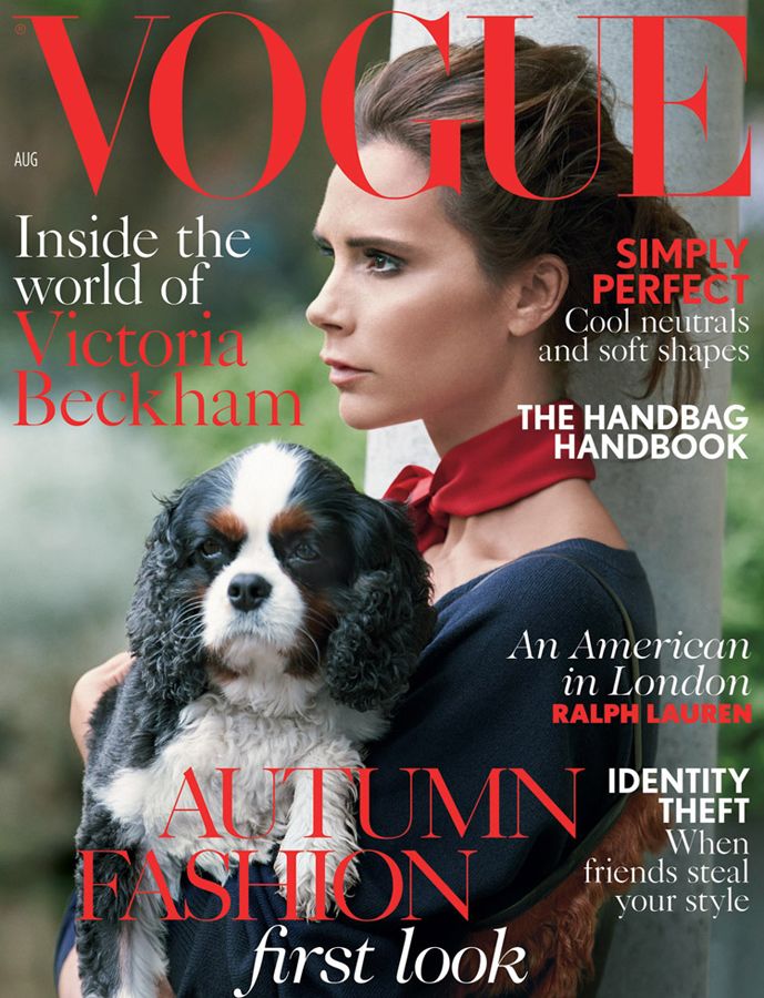 Виктория Бекхэм попала на обложку «Vogue» британской версии №8.