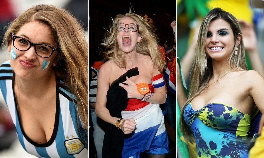 Полуфиналы чемпионата мира по футболу – сексуальные болельщики