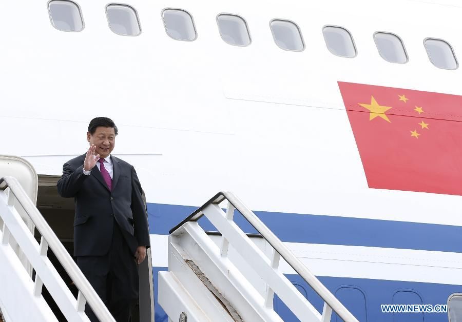 Си Цзиньпин прибыл в Бразилию для участия в 6-м саммите БРИКС