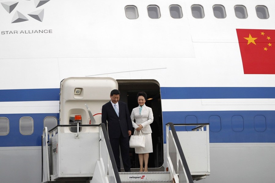 Интерьер специального самолета председателя КНР Си Цзиньпина