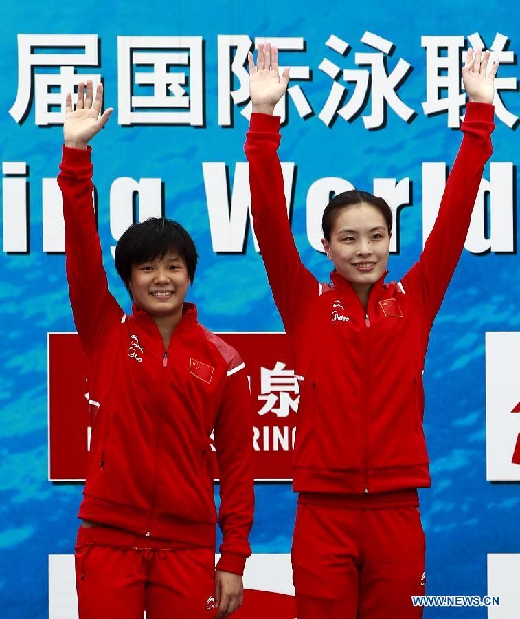 Китайские спортсмены взяли 'золото' на Кубке мира по прыжкам в воду
