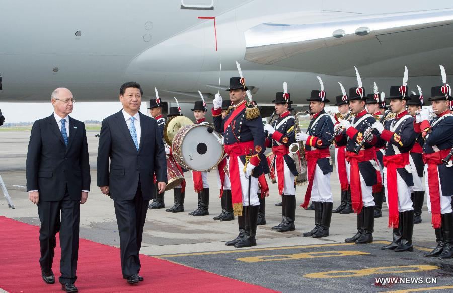 Си Цзиньпин прибыл в Буэнос-Айрес с государственным визитом в Аргентину