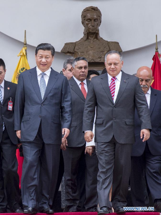 Си Цзиньпин встретился с председателем Национальной Ассамблеи Венесуэлы