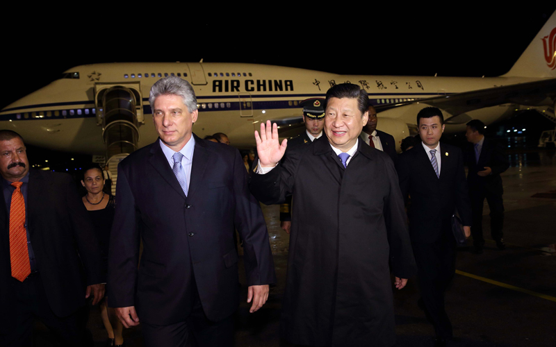 Председатель КНР Си Цзиньпин прибыл на Кубу с государственным визитом