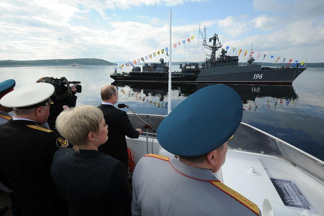 Празднование Дня Военно-Морского Флота России