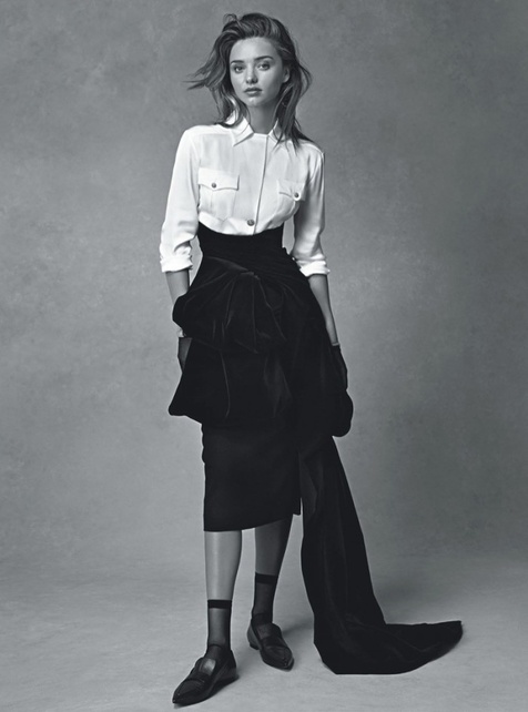 Супермодель Miranda Kerr на обложке модного журнала «Vogue Australia»
