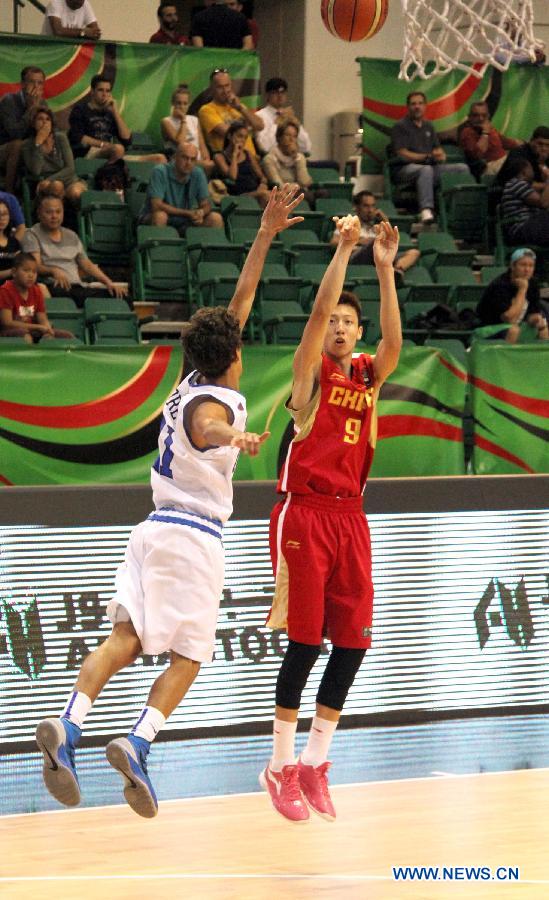 Китай вышел в 1/4 финала чемпионата мира по баскетболу среди мужчин до 17 лет-2014