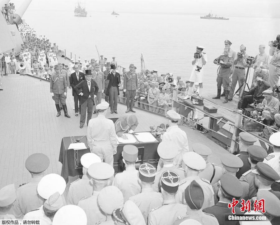 Исторические снимки показывают поражение Японии во Второй мировой войне 