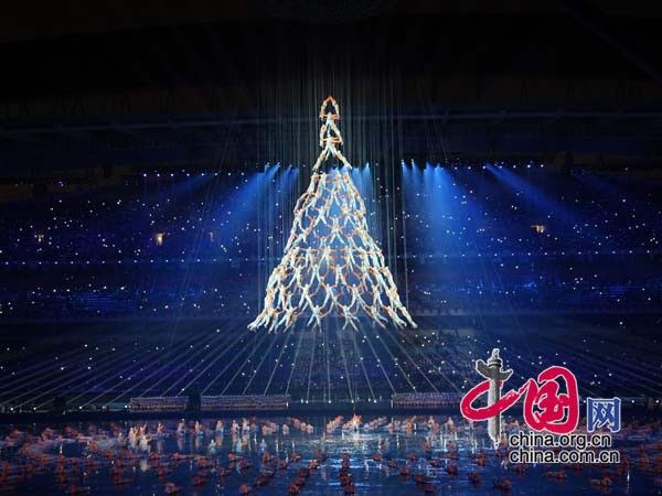 Художественные выступления на церемонии открытия Юношеской Олимпиады в Нанкине