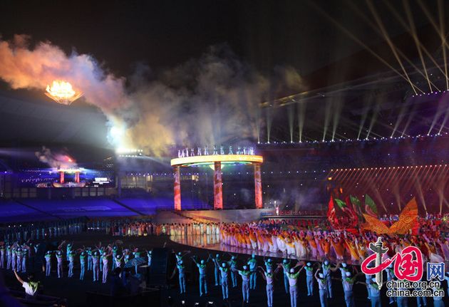 Церемония открытия Юношеской Олимпиады в Нанкине