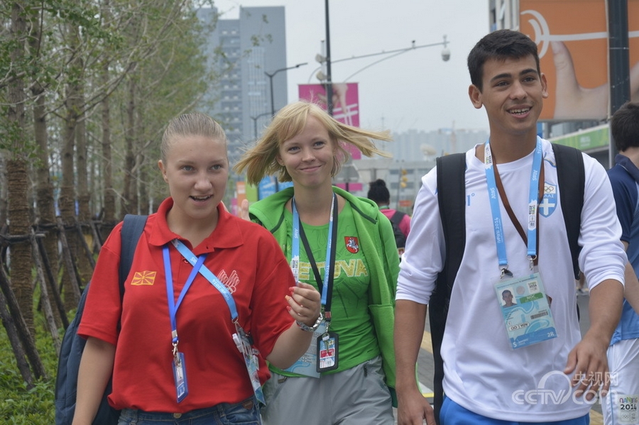 Красотки разных стран мира на 2-й Юношеской Олимпиаде в Нанкине