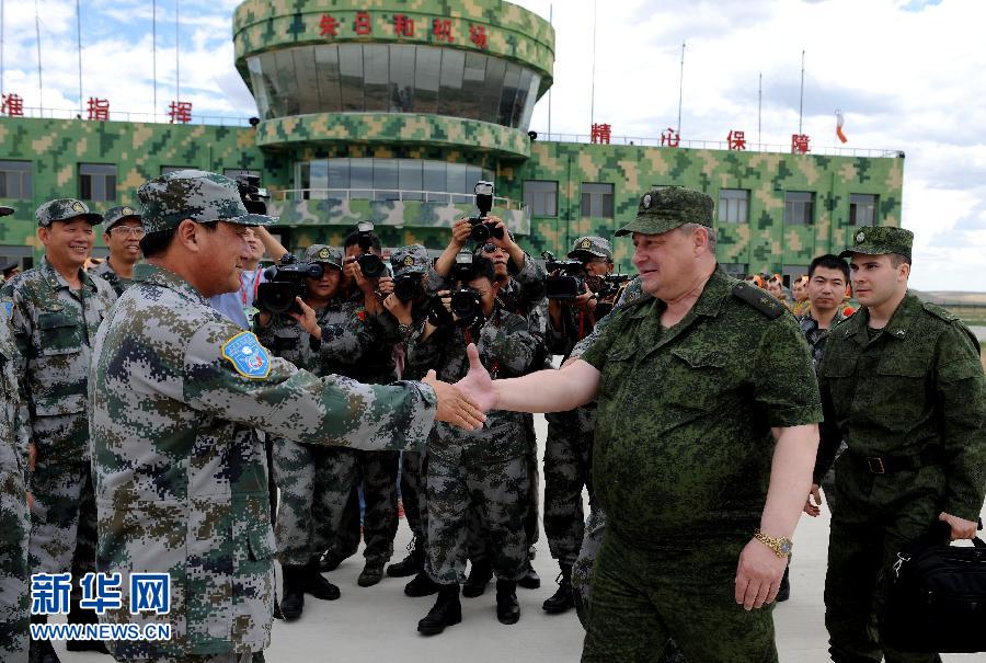 Российские военные прибыли в Китай для участия в учениях «Мирная миссия — 2014»