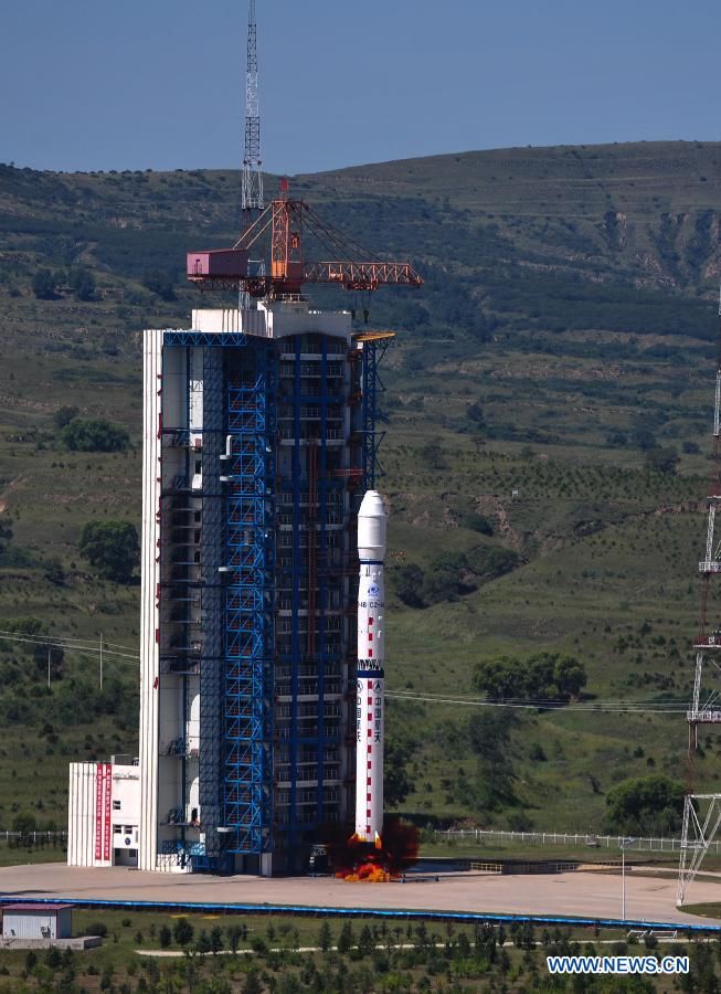 В Китае произведен успешный запуск спутника дистанционного зондирования Земли 'Гаофэнь-2' 