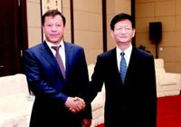 Мэн Цзяньчжу встретился с министром внутренних дел Таджикистана