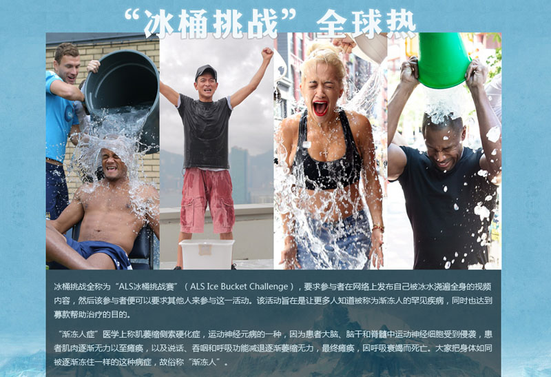 Благотворительная инициатива Ice Bucket Challenge охватила весь мир