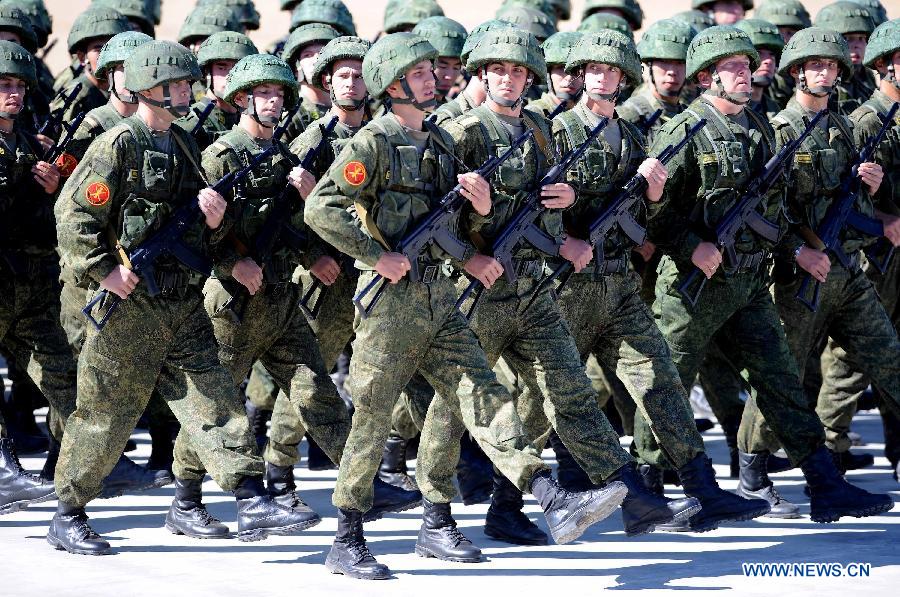 Официально начались совместные военные антитеррористические учения 'Мирная миссия-2014'