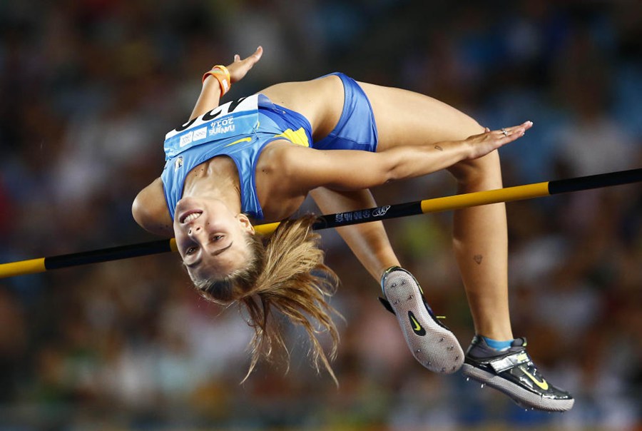 Легкая атлетика) Женские прыжки в высоту: украинская спортсменка заняла первое место _russian.china.org.cn