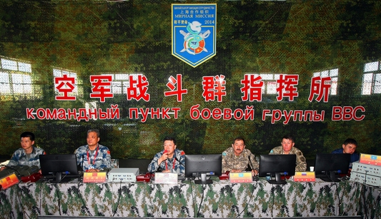 В совместных антитеррористических учениях 'Мирная миссия-2014' принял участие беспилотный военный самолет ВВС НОАК