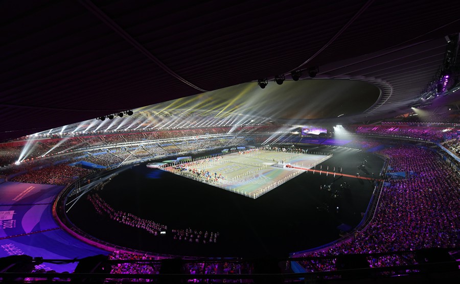Началась церемония закрытия Вторых Юношеских Олимпийских игр в Нанкине
